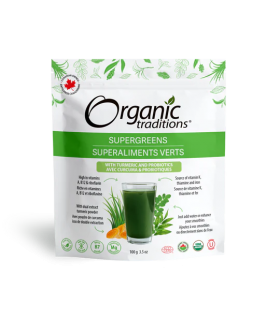 Organic Traditions Probiotic Super Greens w/Turmeric 100 g | 每天不同折扣, 全网最低价格 | 种类齐全的保健品店铺 VITASHOP, 只有你想不到, 没有你买不到 !