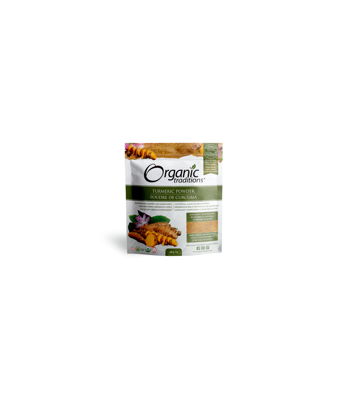 Organic Traditions 오가닉 트래디션 강황 가루 200g | 매일 업데이트되는 특가 상품 | VITASHOP