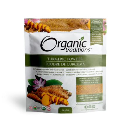 Organic Traditions 오가닉 트래디션 강황 가루 200g | 매일 업데이트되는 특가 상품 | VITASHOP