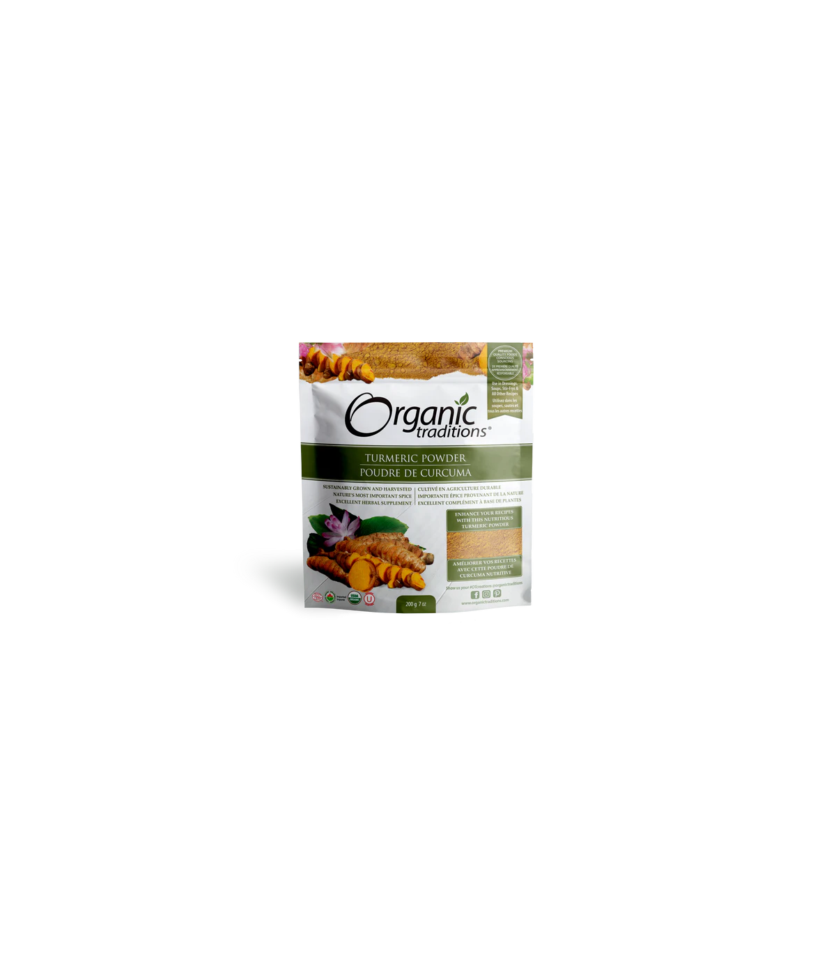 Organic Traditions 오가닉 트래디션 강황 가루 200g | 매일 업데이트되는 특가 상품 | VITASHOP