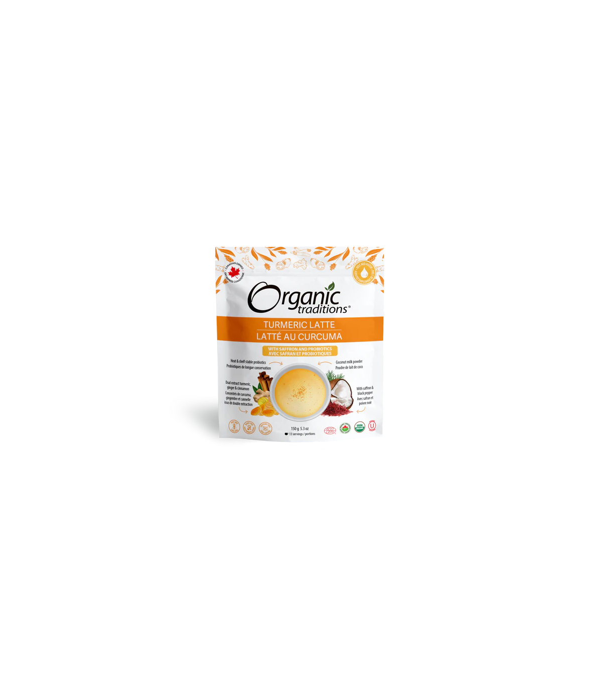 Latte Turmeric with Probiotics 150 g | Safest & Easiest Shopping Vitamins Online | VITASHOP