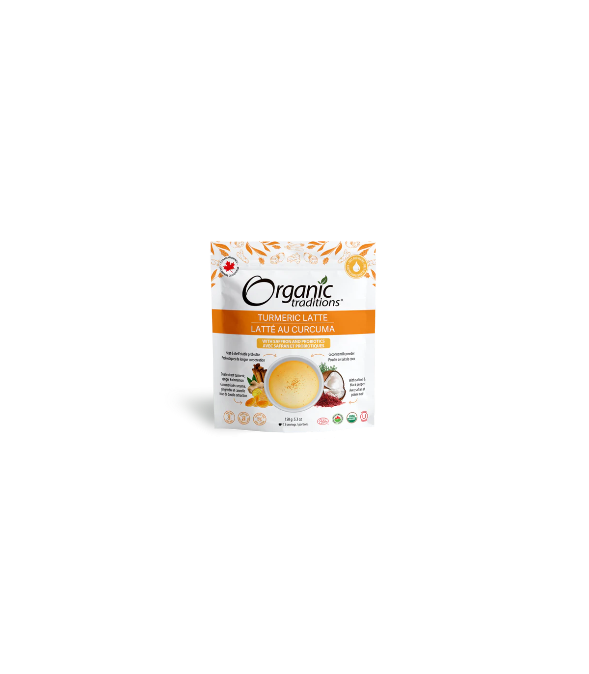 Latte Turmeric with Probiotics 150 g | Safest & Easiest Shopping Vitamins Online | VITASHOP