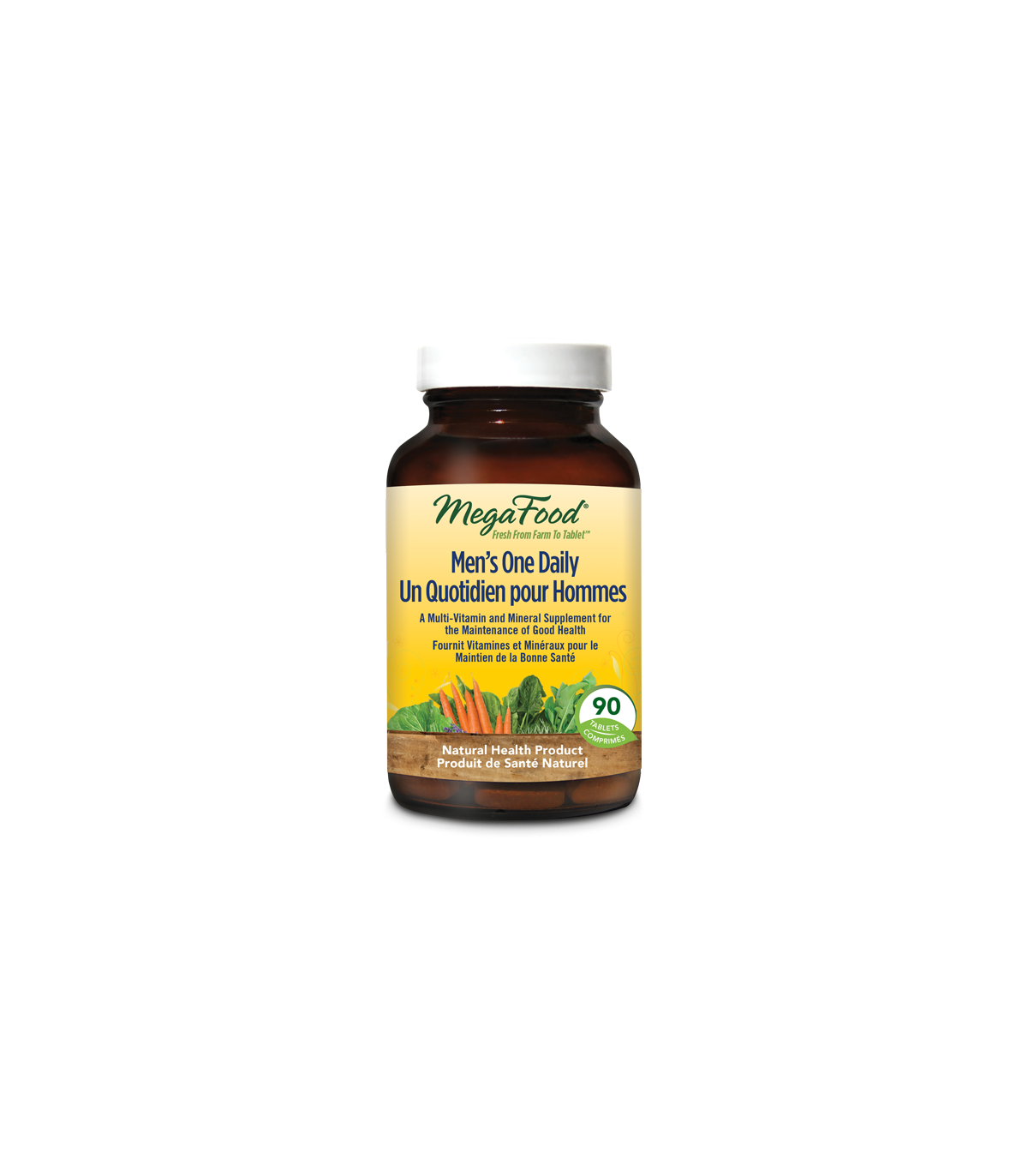 MegaFood Men's One Daily 90 Tablets | Unbeatable Prices, Daily Deals | VITASHOP