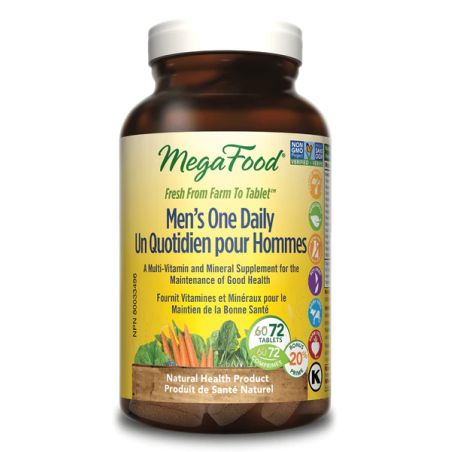 MegaFood Men's One Daily 72 Tablets | Unbeatable Prices, Daily Deals | VITASHOP