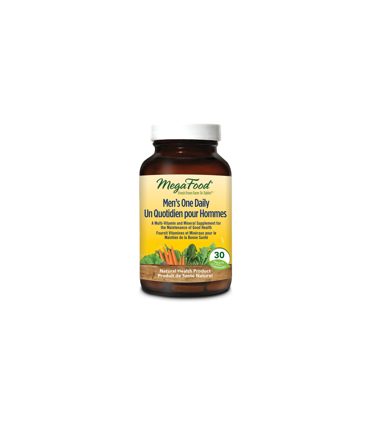 MegaFood Men's One Daily 30 Tablets | Unbeatable Prices, Daily Deals | VITASHOP