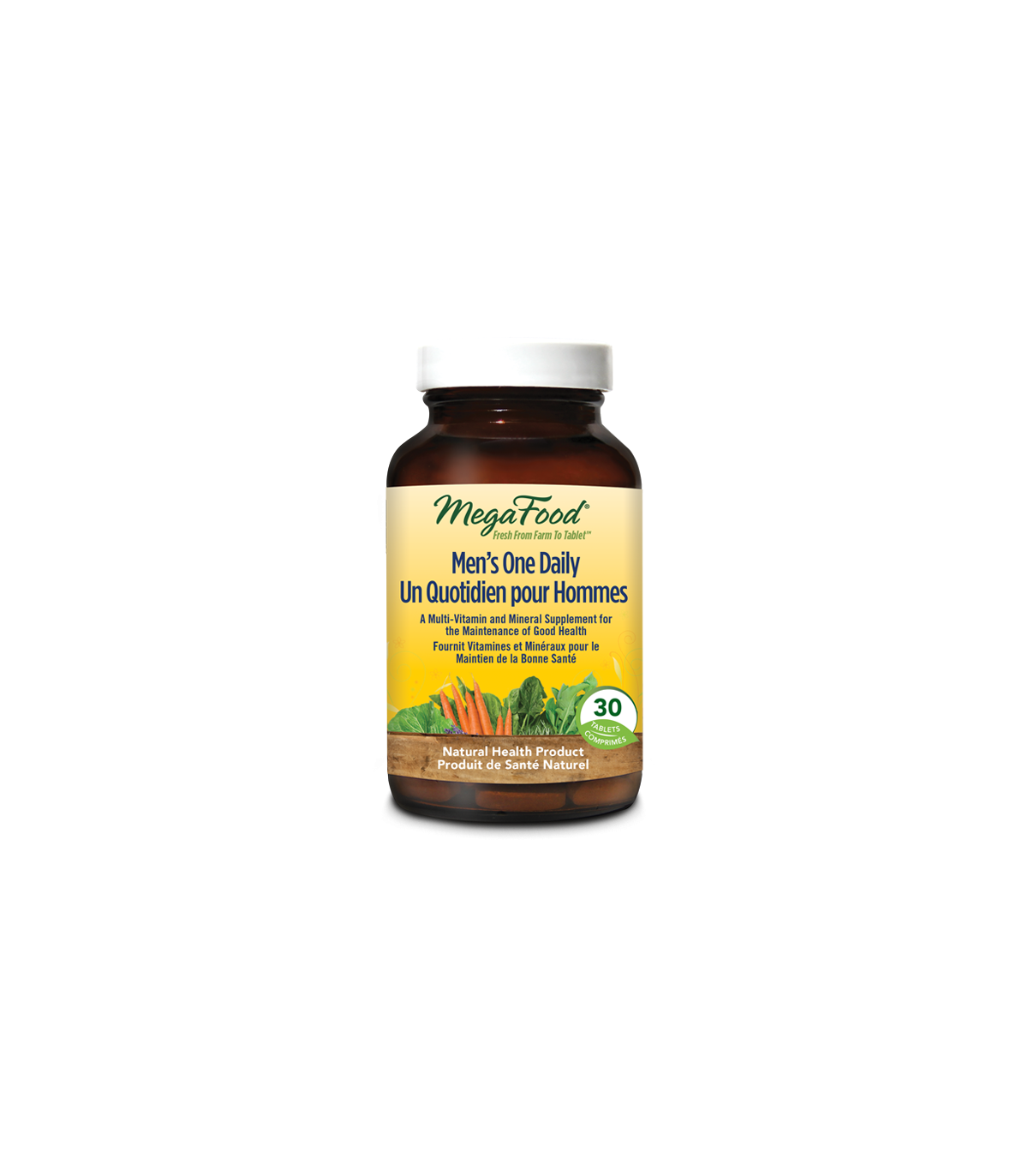 MegaFood Men's One Daily 30 Tablets | Unbeatable Prices, Daily Deals | VITASHOP
