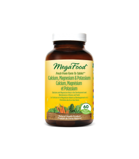MegaFood Calcium, Magnesium & Potassium 60 Tablets | Unbeatable Prices, Daily Deals | VITASHOP
