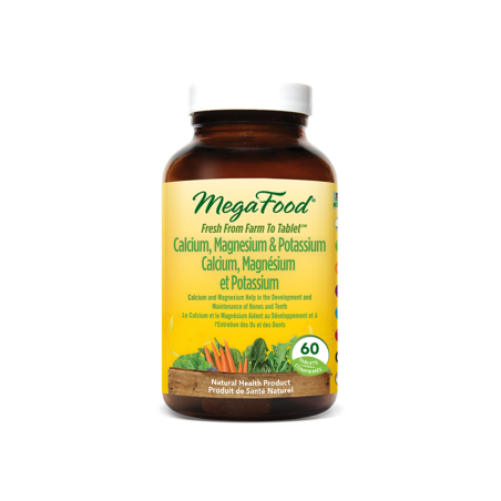 MegaFood 메가푸드 칼슘, 마그네슘 및 칼륨 60정 | 매일 업데이트되는 특가 상품 | VITASHOP