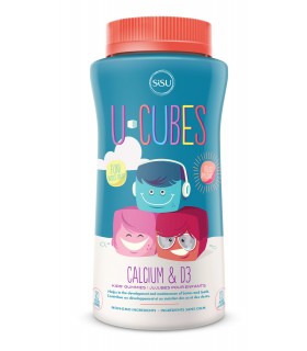 SISU U-Cubes Calcium & D3, 120 Gummies | Unbeatable Prices, Daily Deals | VITASHOP