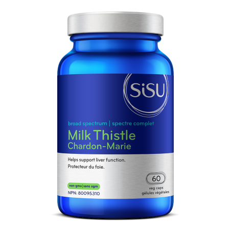 SISU 시수 Broad Spectrum Milk Thistle, 60 식물성 캡슐 | 매일 업데이트되는 특가 상품 | VITASHOP