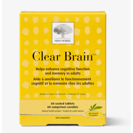 New Nordic Clear Brain 60 Tablets | Unbeatable Prices, Daily Deals | VITASHOP