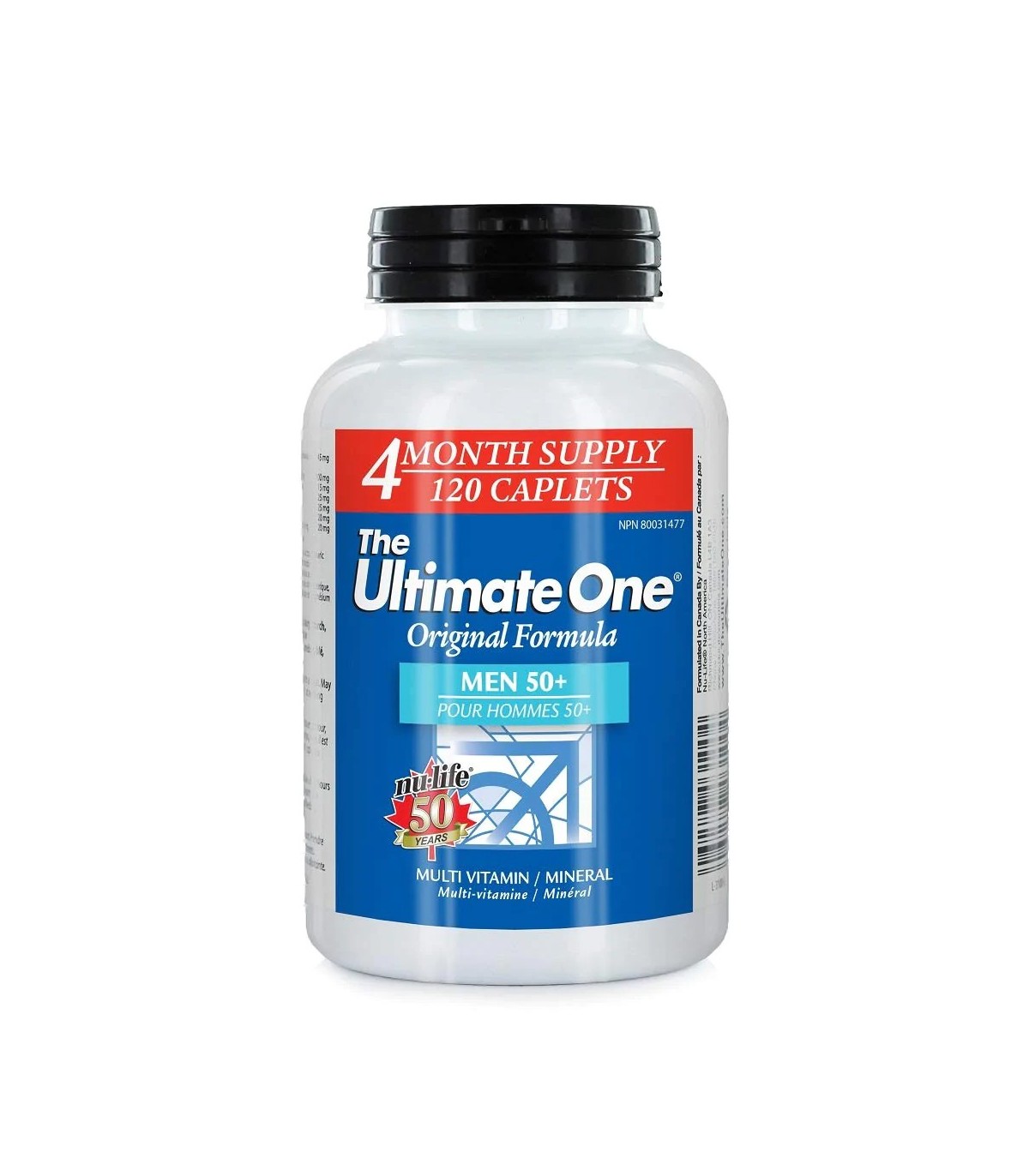 Nu-Life 누라이프 The Ultimate One for Men 50+ 120캡슐 | 매일 업데이트되는 특가 상품 | VITASHOP