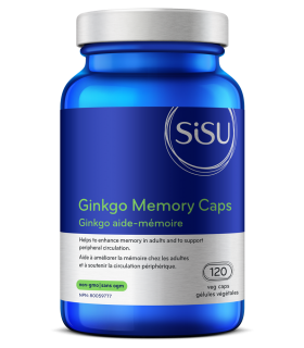 Ginkgo Memory Caps, 120 Capsules de légumes | Safest & Easiest Shopping Vitamins Online | VITASHOP