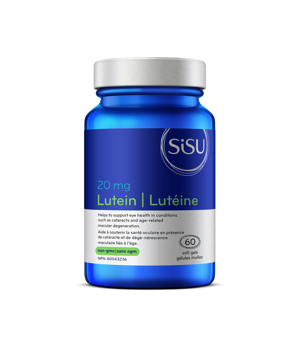 Lutéine 20 mg, 60 Soft Gels | Safest & Easiest Shopping Vitamins Online | VITASHOP