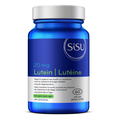 Lutéine 20 mg, 60 Soft Gels | Safest & Easiest Shopping Vitamins Online | VITASHOP