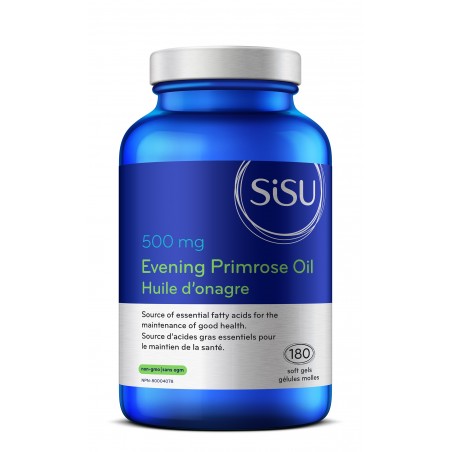 SISU 시수 달맞이꽃 오일 500 mg, 180 소프트젤 | 매일 업데이트되는 특가 상품 | VITASHOP