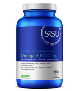 SISU Omega 3 1000 mg Orange Flavour, 120 Soft Gels | Unbeatable Prices, Daily Deals | VITASHOP
