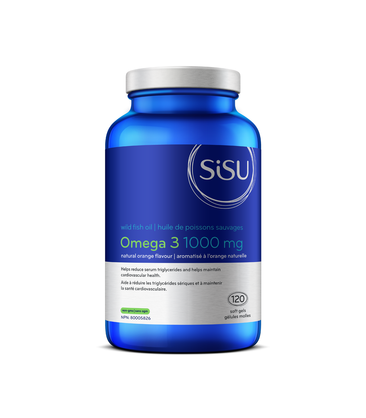 SISU 시수 오메가 3 1000 mg 오렌지 맛, 120 소프트젤 | 매일 업데이트되는 특가 상품 | VITASHOP