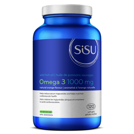 SISU 시수 오메가 3 1000 mg 오렌지 맛, 120 소프트젤 | 매일 업데이트되는 특가 상품 | VITASHOP
