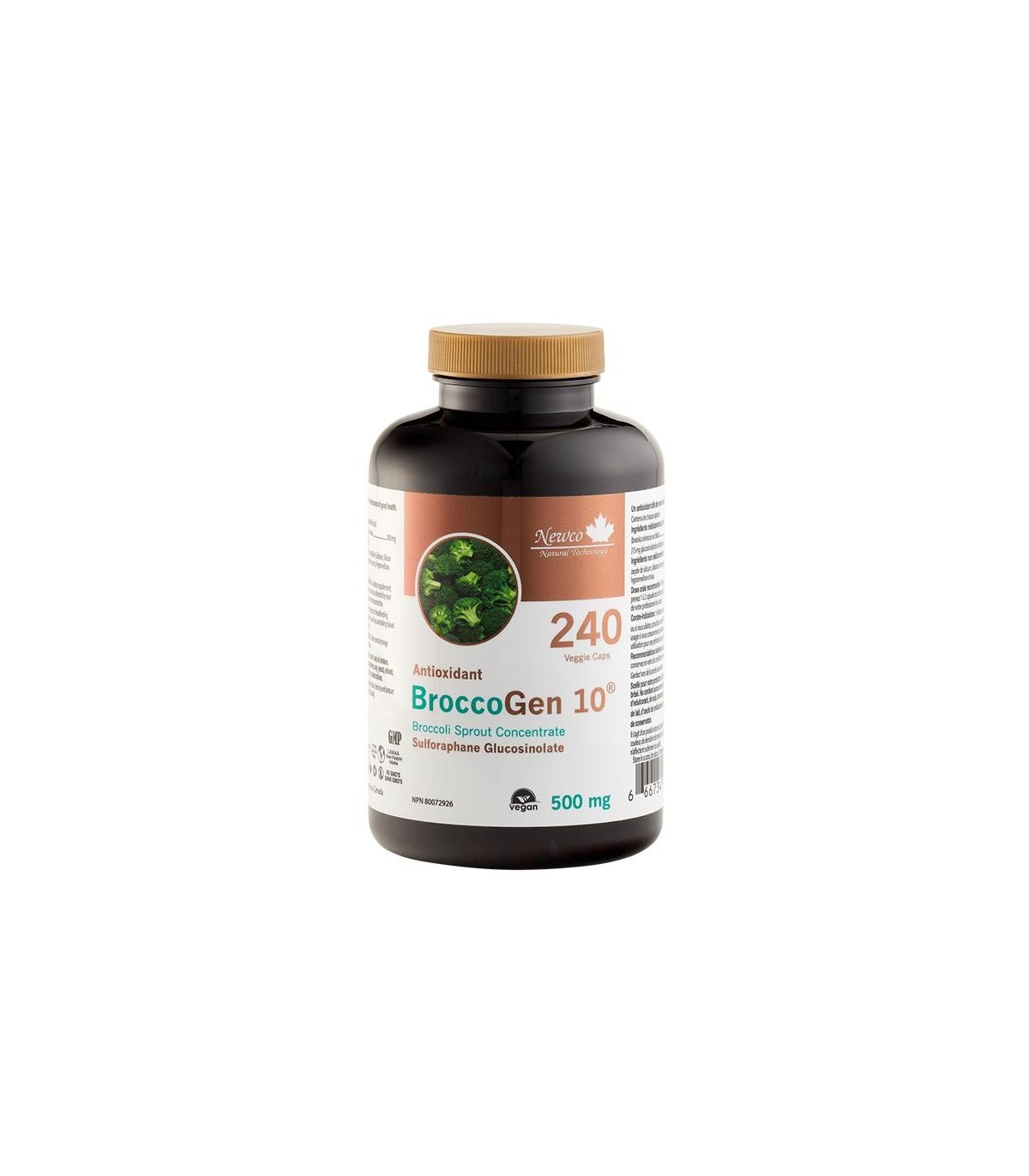 Newco BroccoGen 10 240 Vegi Capsules | 每天不同折扣, 全网最低价格 | 种类齐全的保健品店铺 VITASHOP, 只有你想不到, 没有你买不到 !