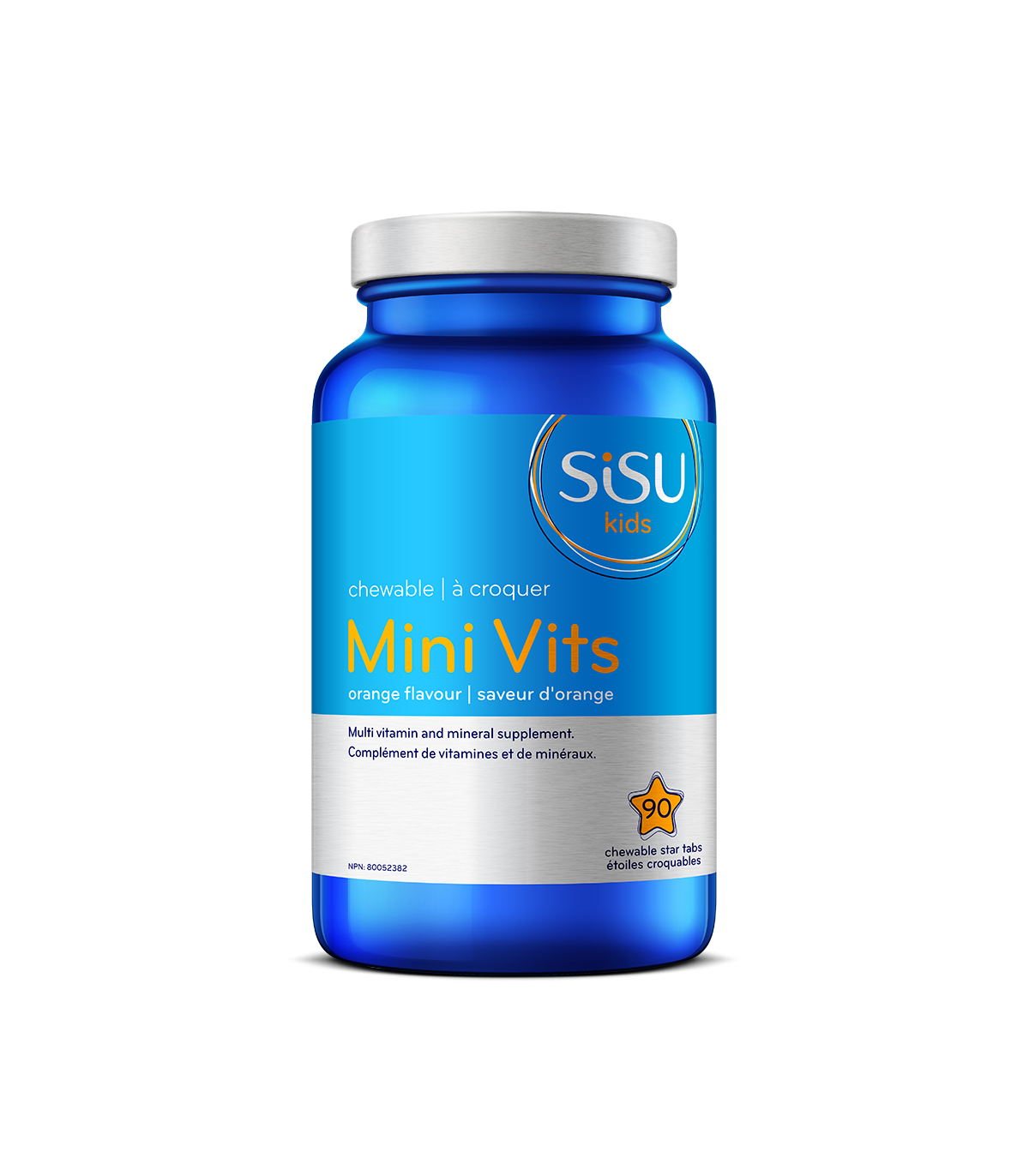 Mini Vits Multivitamines à croquer Orange, 90 comprimés à croquer | Safest & Easiest Shopping Vitamins Online | VITASHOP