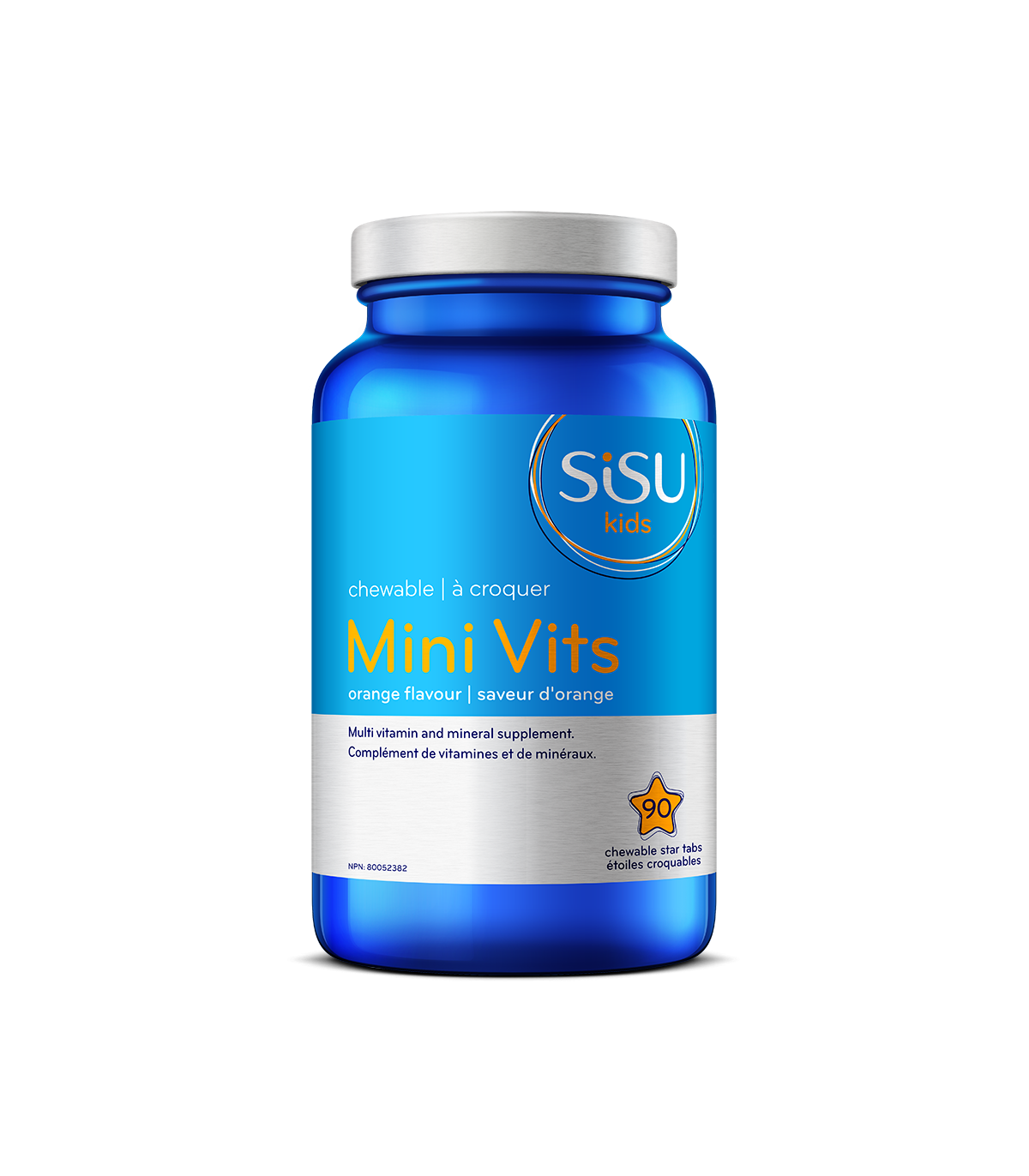 Mini Vits Multivitamines à croquer Orange, 90 comprimés à croquer | Safest & Easiest Shopping Vitamins Online | VITASHOP