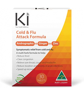 Ki Ki Cold & Flu Attack 30 Tablets | Unbeatable Prices, Daily Deals | VITASHOP