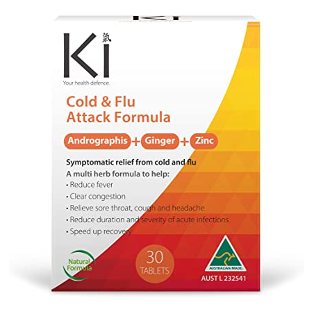 Ki Ki Cold & Flu Attack 30 Tablets | 每天不同折扣, 全网最低价格 | 种类齐全的保健品店铺 VITASHOP, 只有你想不到, 没有你买不到 !