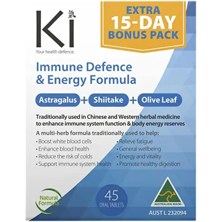 Ki Ki Immune Defence Extra 45 Tablets | Unbeatable Prices, Daily Deals | VITASHOP