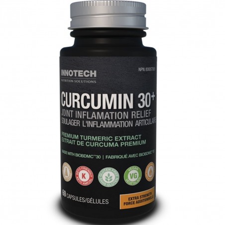 Innotech Nutrition Curcumin 30+ Extra Strength Turmeric Extract 60 Capsules | Unbeatable Prices, Daily Deals | VITASHOP