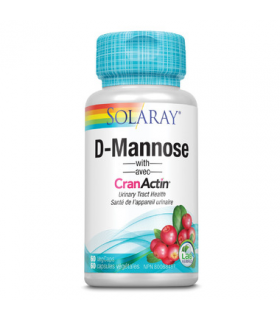 SOLARAY D-Mannose With CranActin 60 Capsules | Unbeatable Prices, Daily Deals | VITASHOP