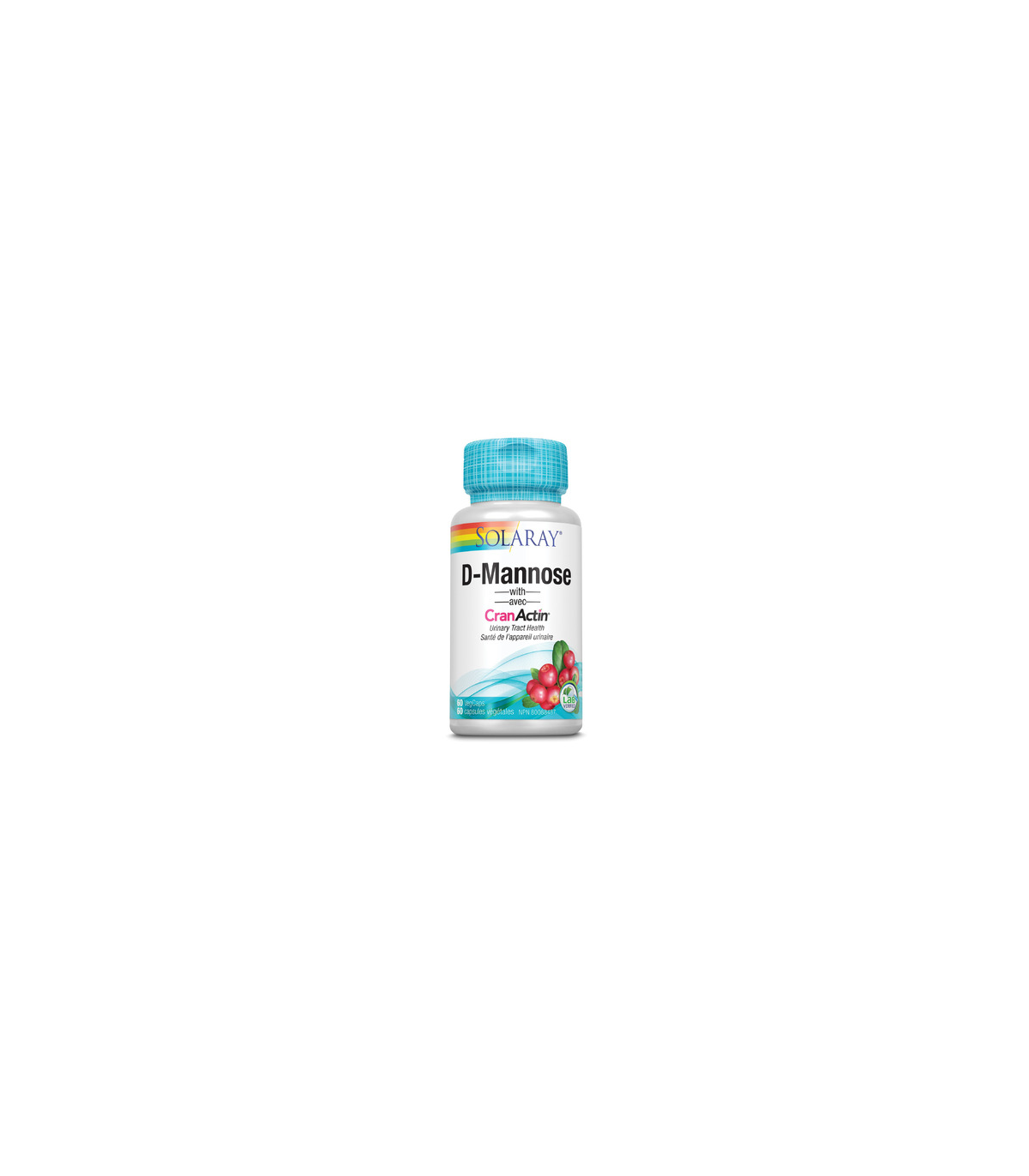 SOLARAY D-Mannose With CranActin 60 Capsules | Unbeatable Prices, Daily Deals | VITASHOP