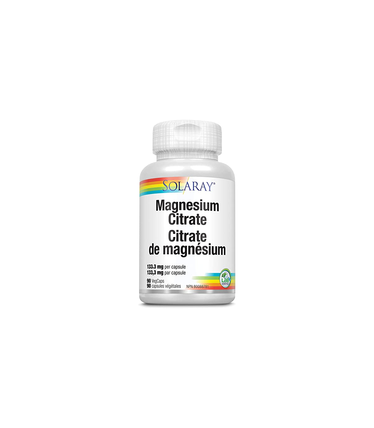 SOLARAY Magnesium Citrate 90 Capsules | Unbeatable Prices, Daily Deals | VITASHOP