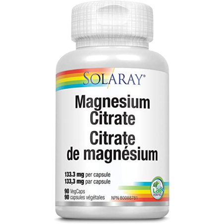 SOLARAY Magnesium Citrate 90 Capsules | Unbeatable Prices, Daily Deals | VITASHOP