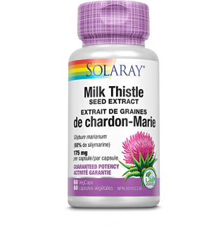 SOLARAY Milk Thistle Seed Extract 60 Capsules | Unbeatable Prices, Daily Deals | VITASHOP