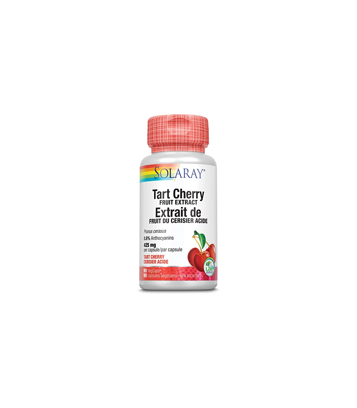 SOLARAY Tart Cherry Fruit Extract 90 Capsules | Unbeatable Prices, Daily Deals | VITASHOP