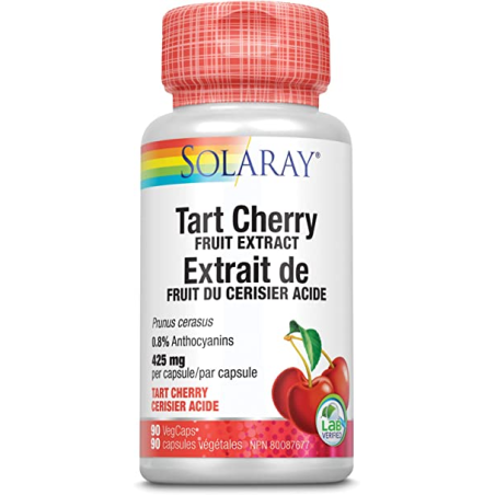 SOLARAY Tart Cherry Fruit Extract 90 Capsules | Unbeatable Prices, Daily Deals | VITASHOP