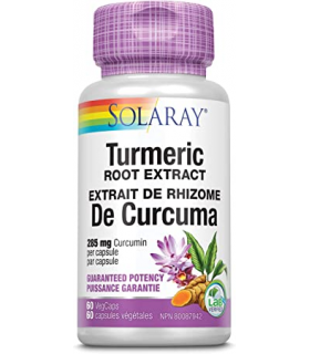 SOLARAY Turmeric Root Extract 60 Capsules | 每天不同折扣, 全网最低价格 | 种类齐全的保健品店铺 VITASHOP, 只有你想不到, 没有你买不到 !