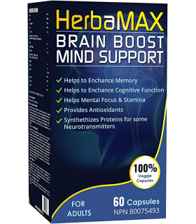 Brain Boost 60 Capsules | Safest & Easiest Shopping Vitamins Online | VITASHOP