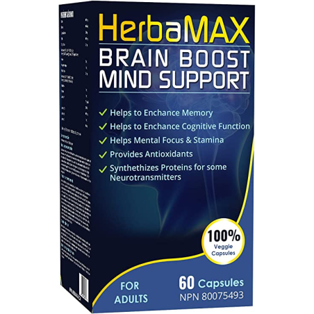 Brain Boost 60 Capsules | Safest & Easiest Shopping Vitamins Online | VITASHOP