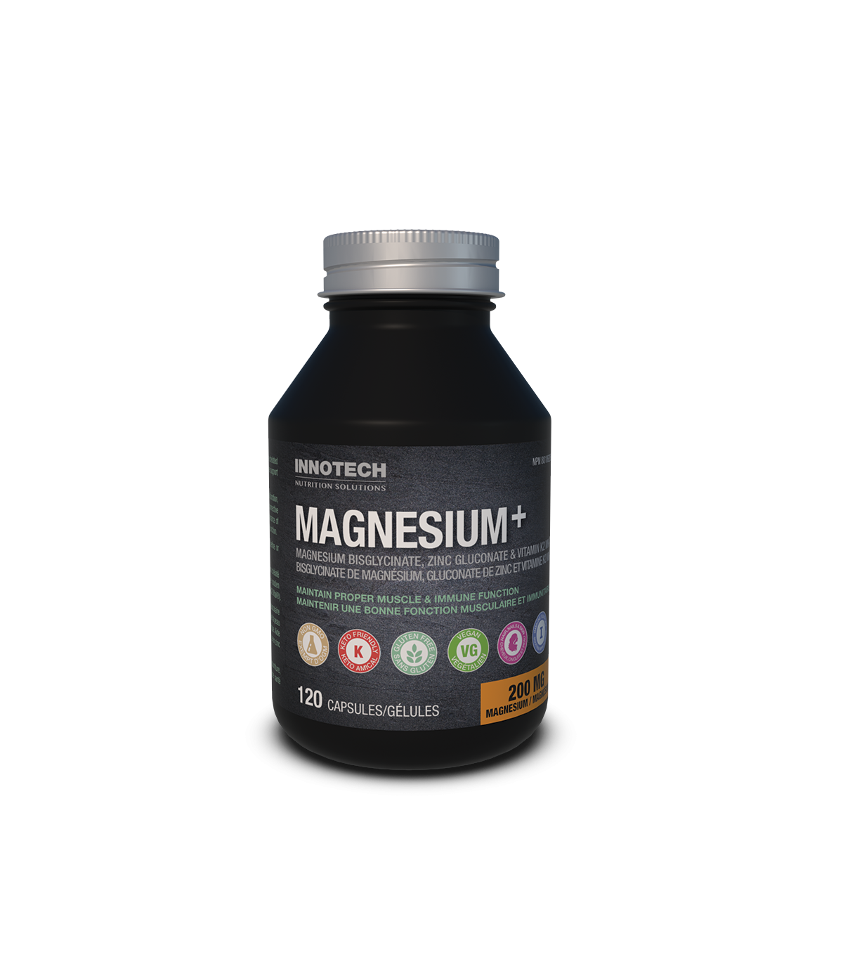 Magnesium Plus Magnesium, Zinc, Vitamin K2 120 Capsules | Safest & Easiest Shopping Vitamins Online | VITASHOP