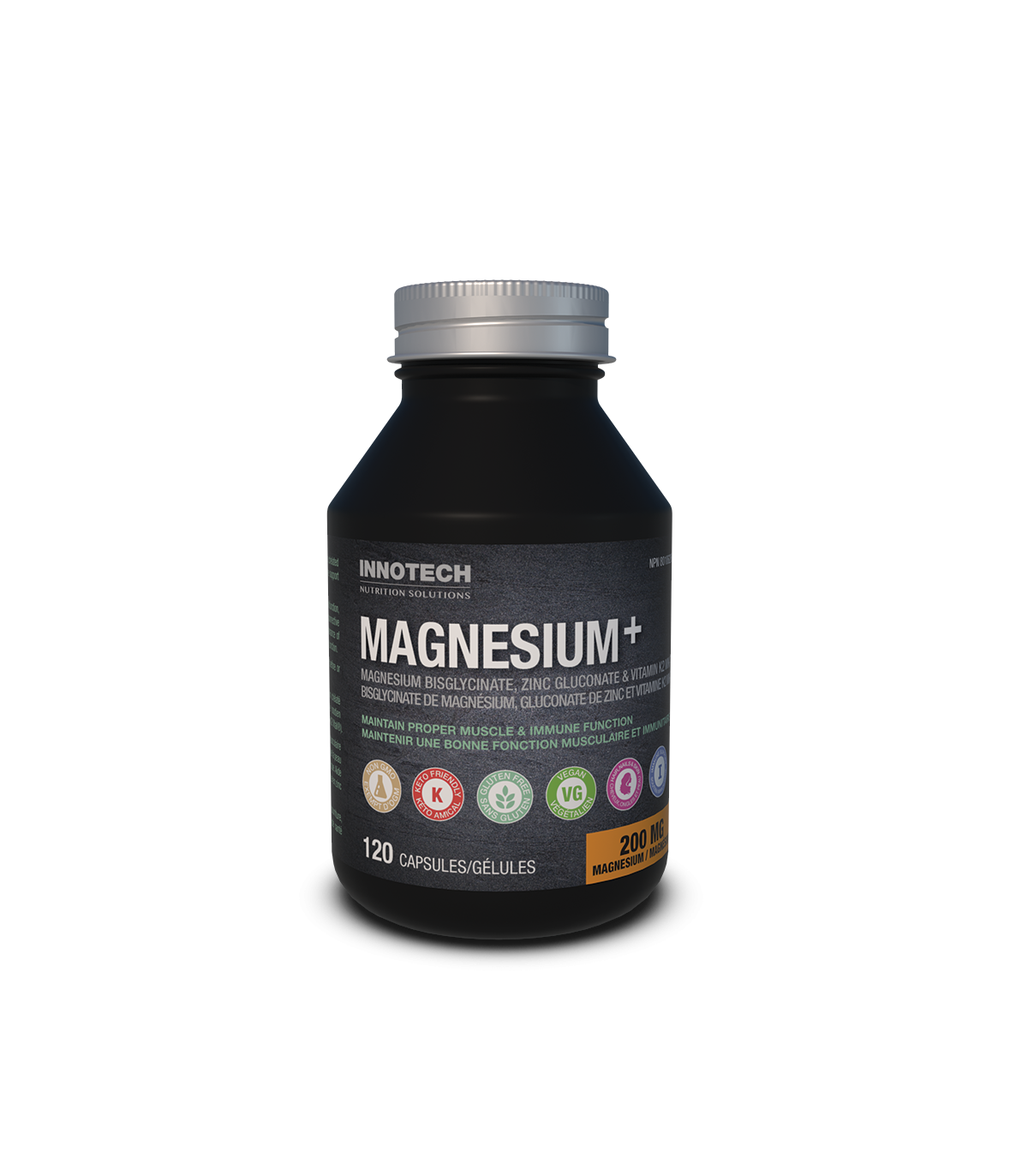 Magnesium Plus Magnesium, Zinc, Vitamin K2 120 Capsules | Safest & Easiest Shopping Vitamins Online | VITASHOP