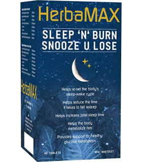 HerbaMax Sleep 'N' Burn 60 Tablets | Unbeatable Prices, Daily Deals | VITASHOP