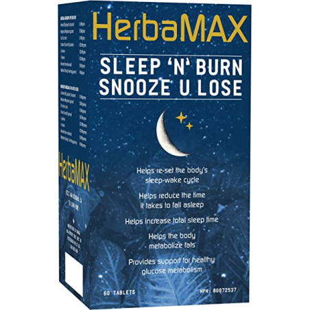 HerbaMax Sleep 'N' Burn 60 Tablets | Unbeatable Prices, Daily Deals | VITASHOP