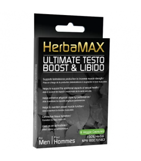 HerbaMax Ultimate Testo & Libido Boost 6 Vegi Capsules | Unbeatable Prices, Daily Deals | VITASHOP