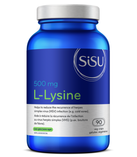 L-Lysine 500 mg, 90 gélules végétales | Safest & Easiest Shopping Vitamins Online | VITASHOP