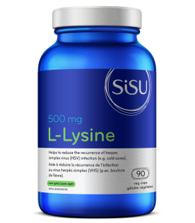 SISU 시수 L-라이신 500 mg, 90 식물성 캡슐 | 매일 업데이트되는 특가 상품 | VITASHOP