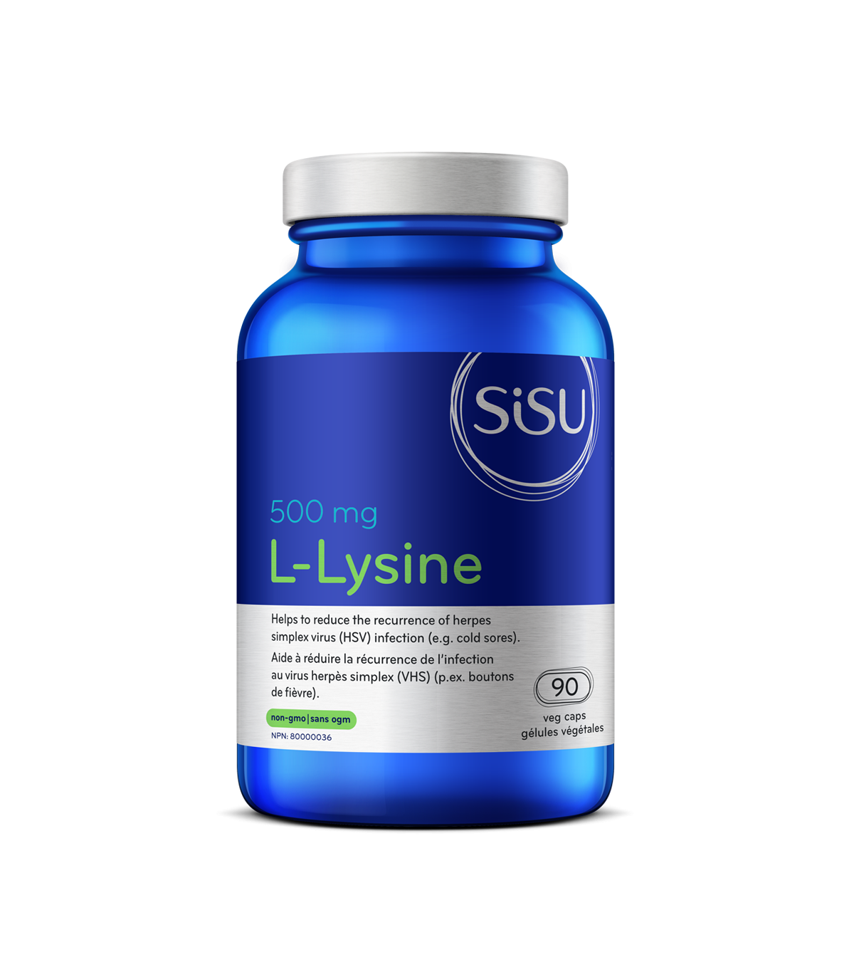 L-Lysine 500 mg, 90 gélules végétales | Safest & Easiest Shopping Vitamins Online | VITASHOP