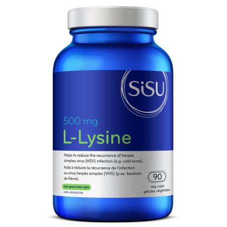 L-Lysine 500 mg, 90 gélules végétales | Safest & Easiest Shopping Vitamins Online | VITASHOP