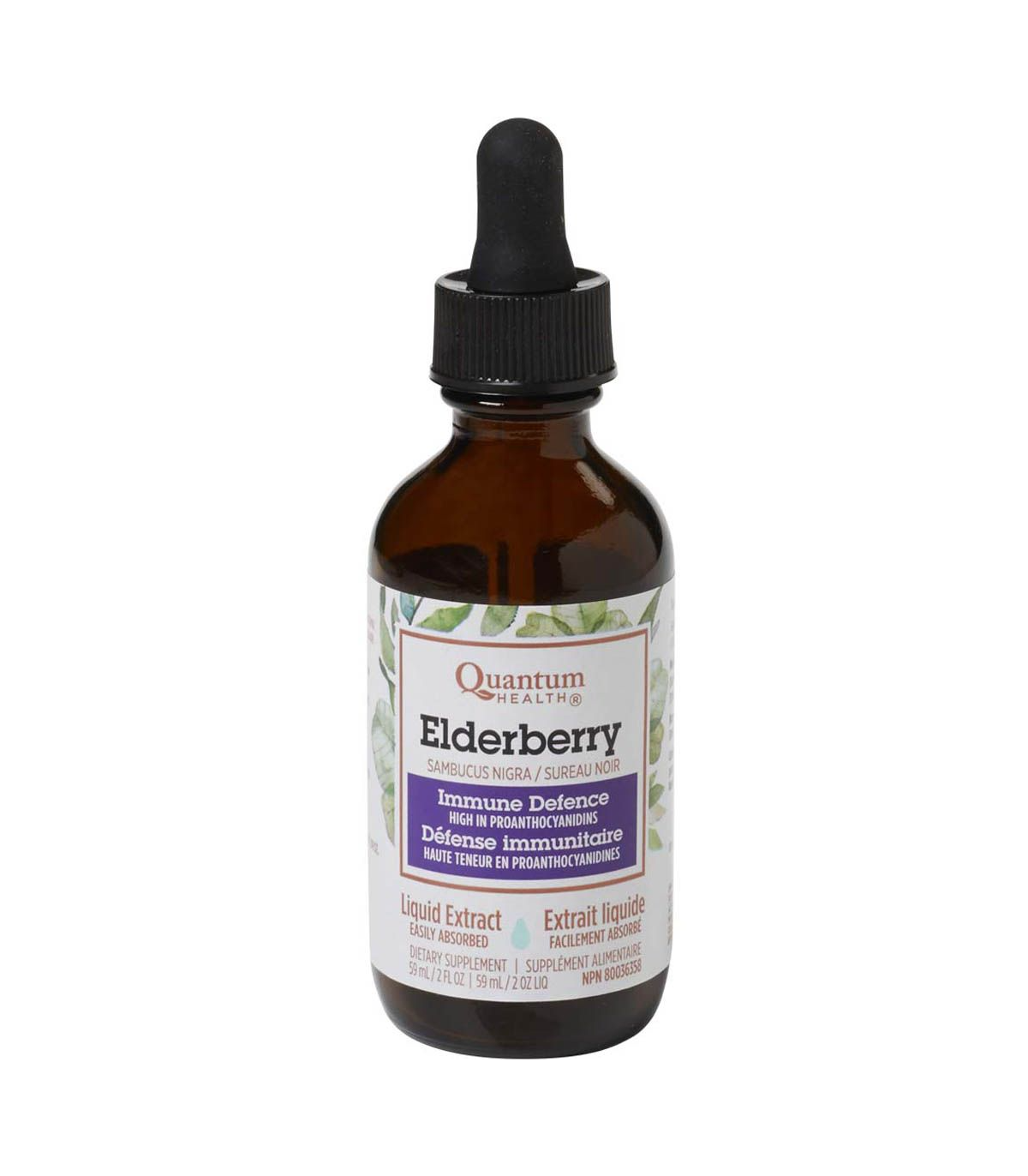 Quantum Health Elderberry Liquid Extract 60 ml | Unbeatable Prices, Daily Deals | VITASHOP
